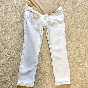 White Loft Maternity Jeans